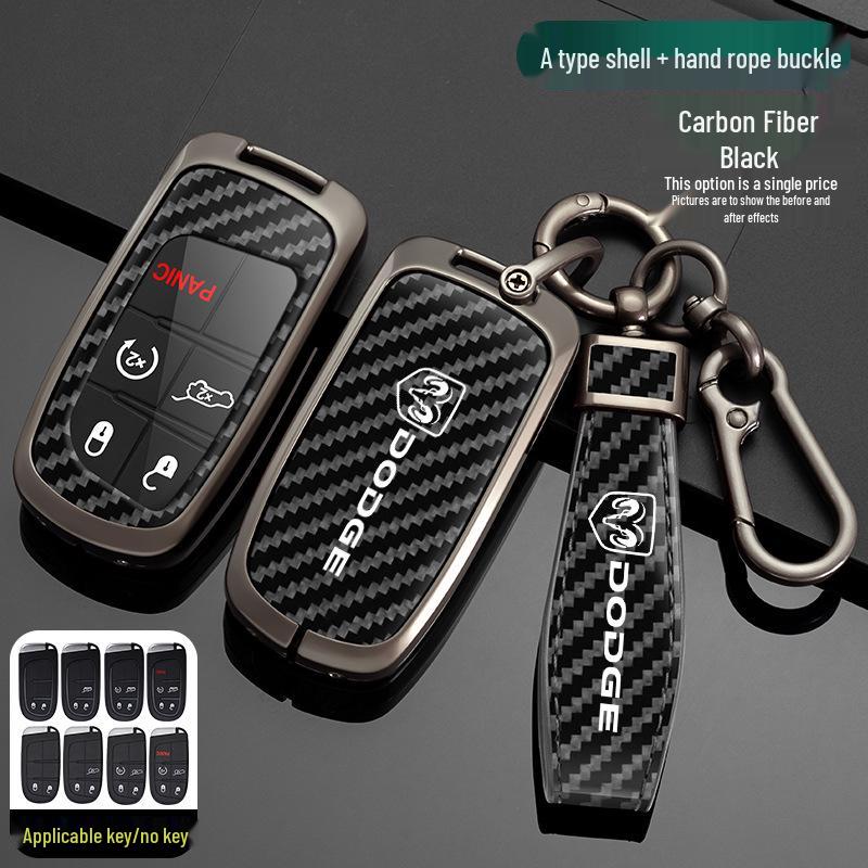 Dodge Journey Challenger RMA Ram Full-Cover Metal Key Case for Men