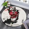 Bruno Fernandes pattern round rug,Carpet Rug for Living Room Bedroom Playroom ,Non-slip Floor Mat,Holiday Gifts and Birthday Gifts.
