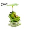 Desktop Wipstoel Kikker Panda Beeldje Schattige Hars Bobbel Decor met Lotusblad Ontwerp Creatief Kantoor Stressverlichting Bureau Ornament voor Auto
