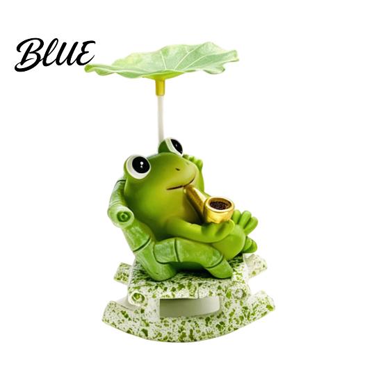 Desktop Wipstoel Kikker Panda Beeldje Schattige Hars Bobbel Decor met Lotusblad Ontwerp Creatief Kantoor Stressverlichting Bureau Ornament voor Auto