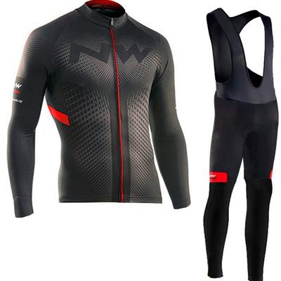 Roupa de Ciclismo para Exterior, Conjunto de Manga Comprida para Bicicleta de Montanha, Calças de Ciclismo Respiráveis de Secagem Rápida para Primavera e Outono, Equipamento, 2026