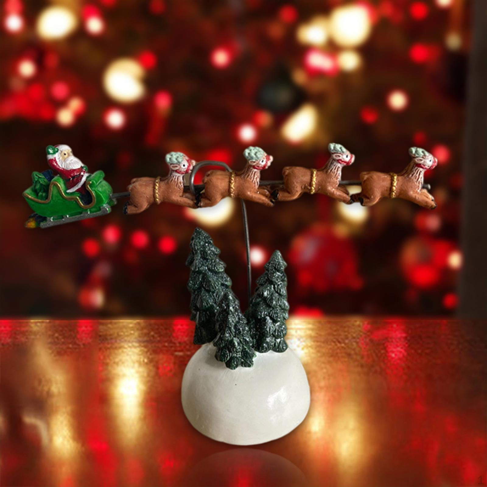 

Multi Color Away Flying Sleigh National Lampoons Vacation Village for TV Cabinet Office Ornament