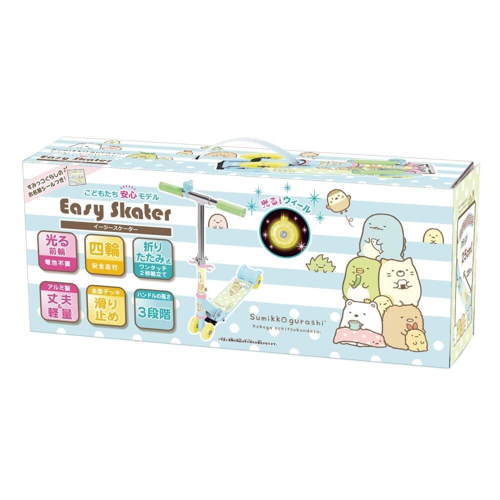 Maruka Easy Skater Sumikkogurashi Toy, Sports, Ages 3-6, 4-Wheel Folding, 195446