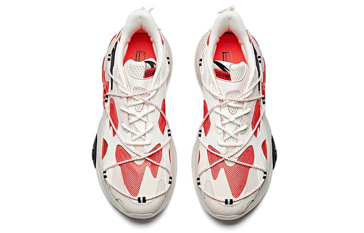 Men's Sneakers ANTA Split Low 'White Red Black'