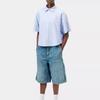 Carhartt WIP FW26 Womens S/S Kaia Shirt Loose Casual Short Sleeve Shirt With Embroidered Logo Women tops I036795-12T-XX