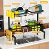Kitchen Sink Rack, Dish Drying Rack, Adjustable Width Multi-Functional Large-Capacity Kitchen Organizer