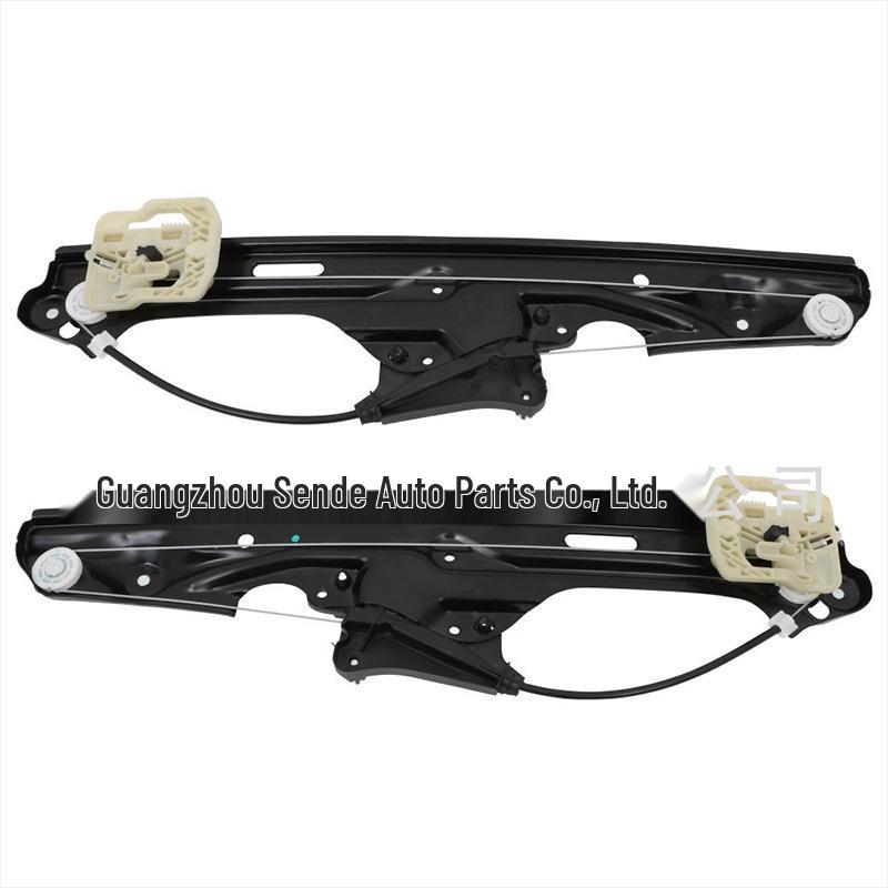 BMW Rear Door Window Regulator Bracket, Part Numbers 51357267103 & 51357267104