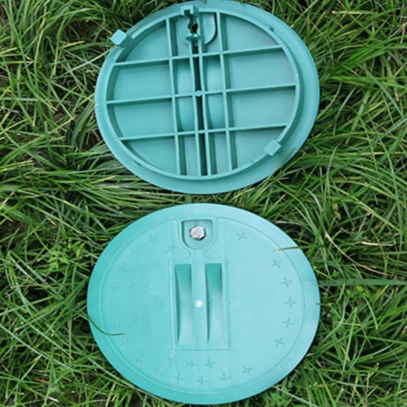 Easy To Install Green Plastic Valves Box Cover For Garden Sprinkler Systems Residential and Commercial Irrigation Needs