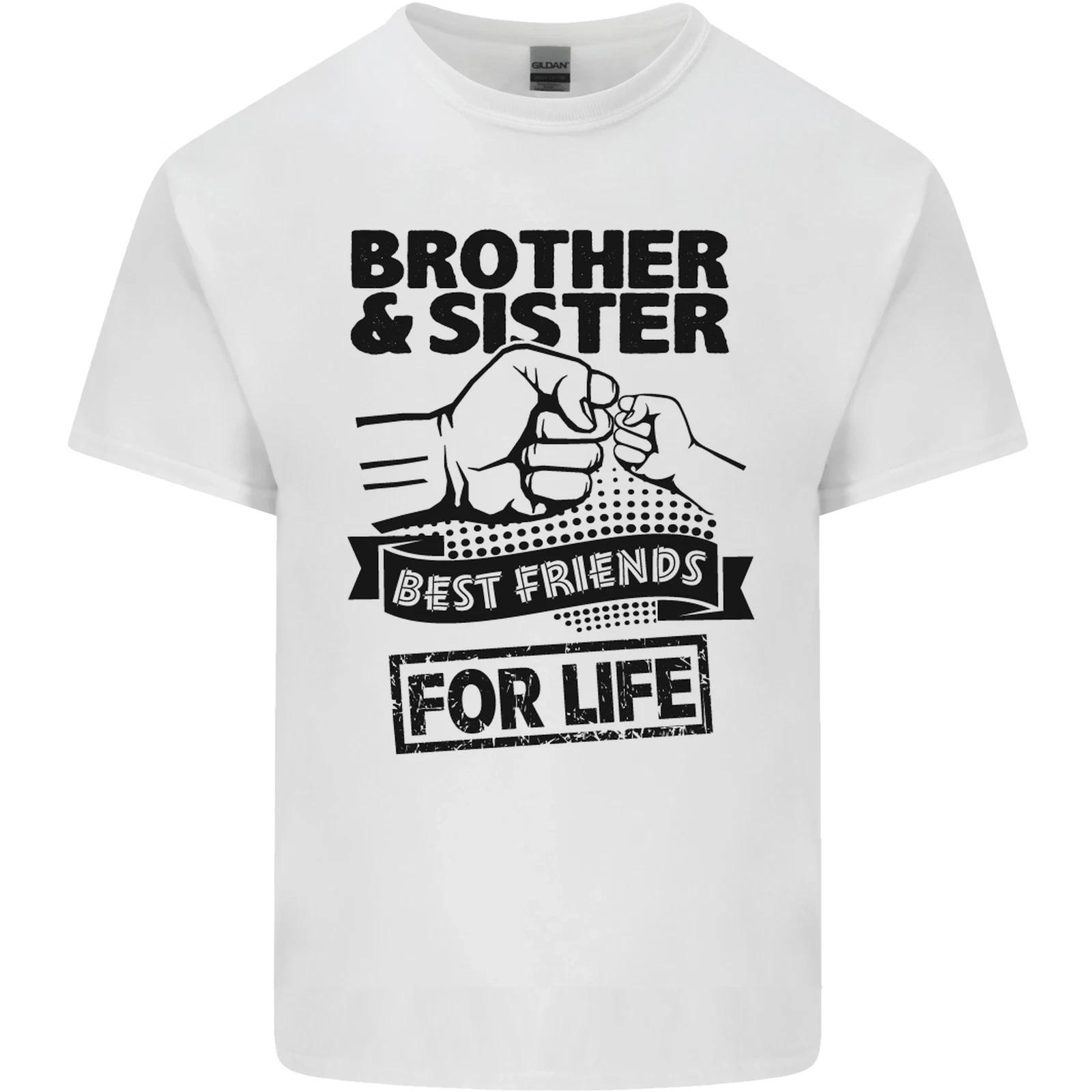 Brother & Sister Best Friends Siblings Kids T-Shirt Childrens S
