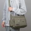 Bolsa Transversal de Lona Vintage para Homens - Bolsa de Ombro Estilosa Tote Mensageiro (Portátil Durável para Viagem e Uso Diário)