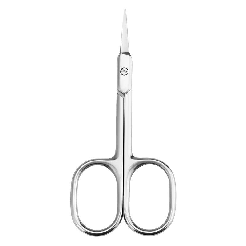 Stainless Steel Eyebrow, Nose Hair, False Eyelash, and Dead Skin Scissors - Mirror Finish Small Scissors