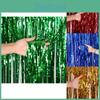 Elegant 4 Meter Shimmering Rain Curtain For Stunning Party Decorations And Photo Props