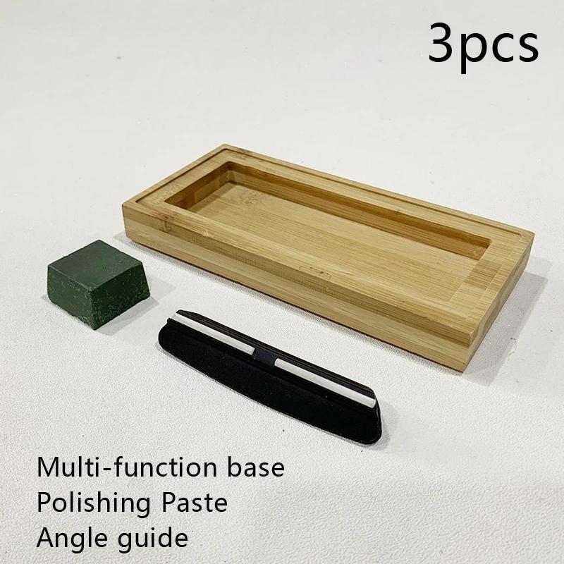 320/600 Grit Diamond Sharpening Stone Knife Sharpener System Non-slip Base Apex Edge Blade Good Quality Grinders Work Sharp Bars