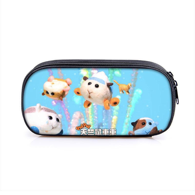 Pui Pui Kids Pencil Case With Nylon Material For School And Travel