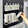 1pc Punch-Free Wall-Mounted Facial Cleanser Holder and Skin Care Shelf for  Cabinet - Convenient Hanging Cosmetic Storage Box for Organization