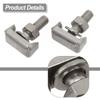 2PCS Konektor baterie z nerezové oceli T-Bolt Fit pro Chevy 2007-2014 Náhradní díly Příslušenství 19116852