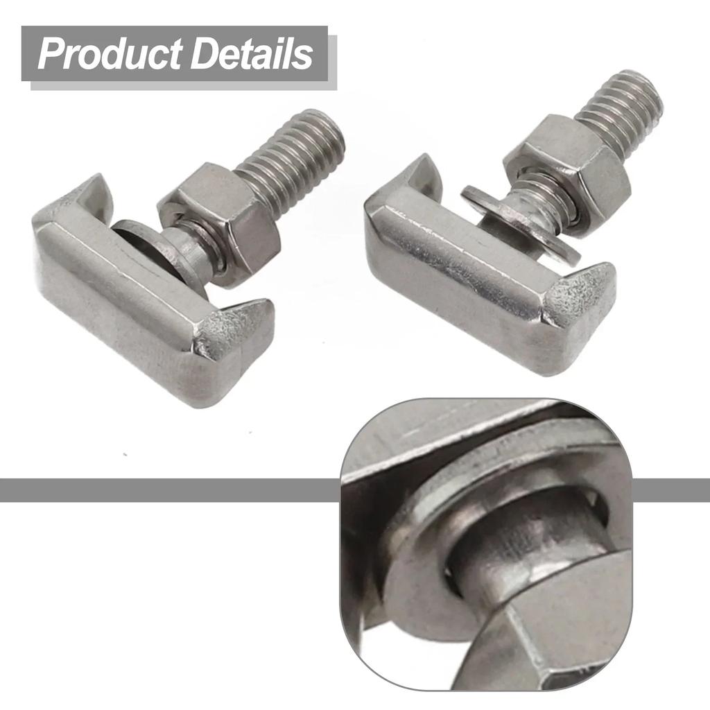 2PCS Konektor baterie z nerezové oceli T-Bolt Fit pro Chevy 2007-2014 Náhradní díly Příslušenství 19116852