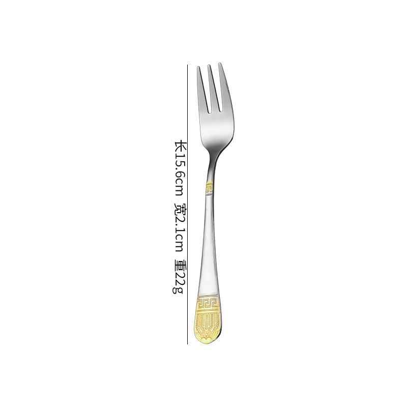 Stainless Steel Tableware, Spoon, Fork, Premium Sense Retro Steak Knife and Fork, Western Food Knife, Fork and Spoon Set