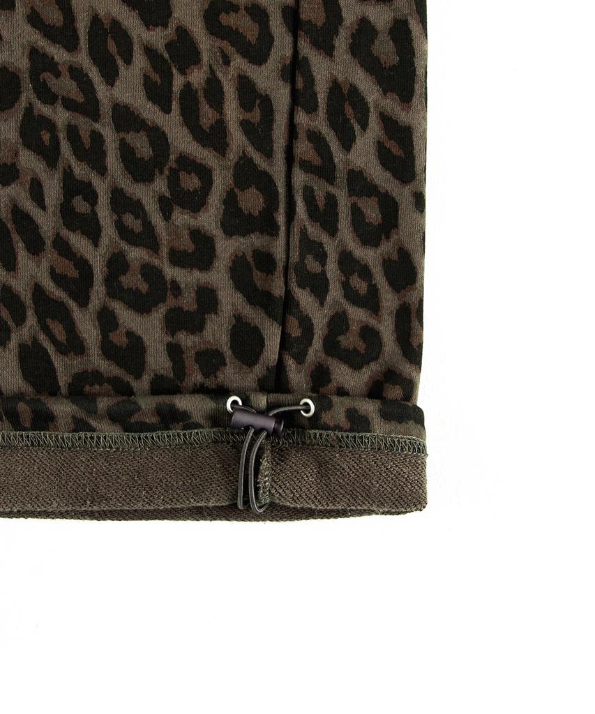 ROCKCAKE Leopard Wide 2Way Jogger - Brown