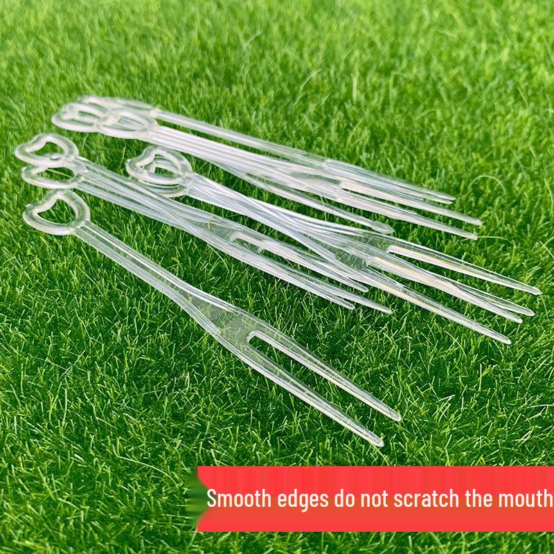 ZISIZ Individually Wrapped Disposable Fruit Forks