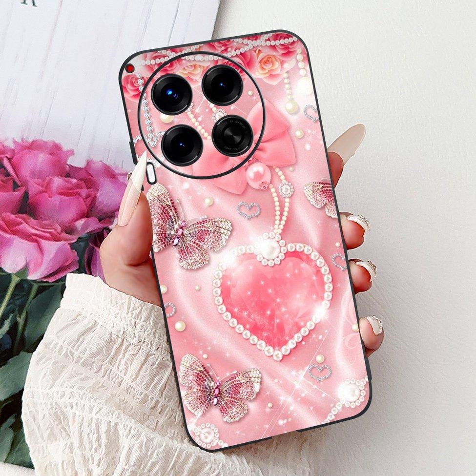 Black For Tecno Camon 30 CL6 CL6k Phone Case For Techno Camon 30 5G CL7 Cover Luxury Fashion Funny Cute Funny Painted Soft TPU