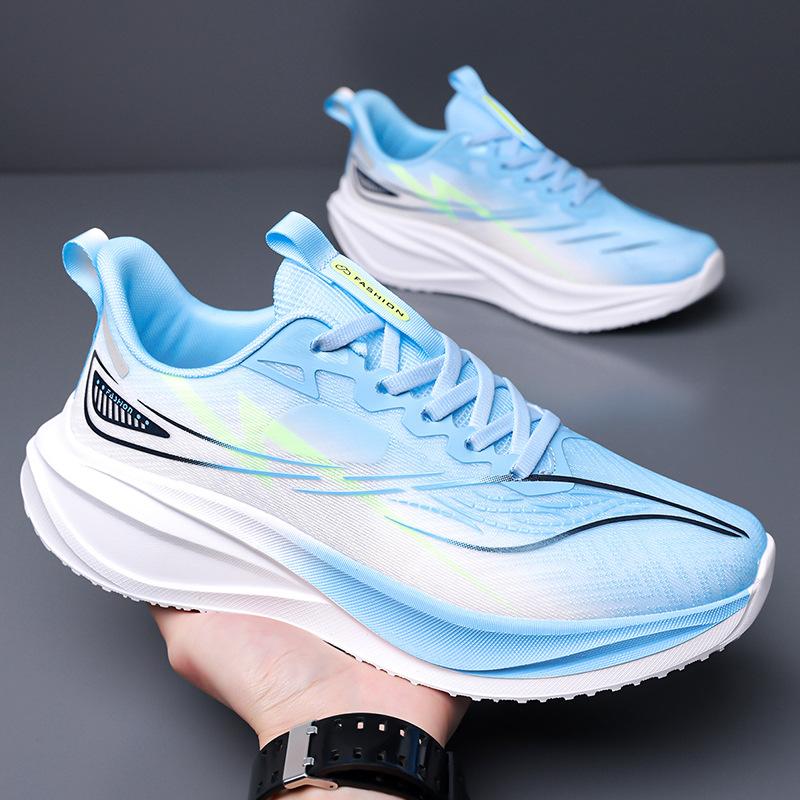 Men's Shoes 2025 New Summer Mesh Breathable Casual Sports Shoes Non-slip Soft-soled Running Shoes Men's Tide