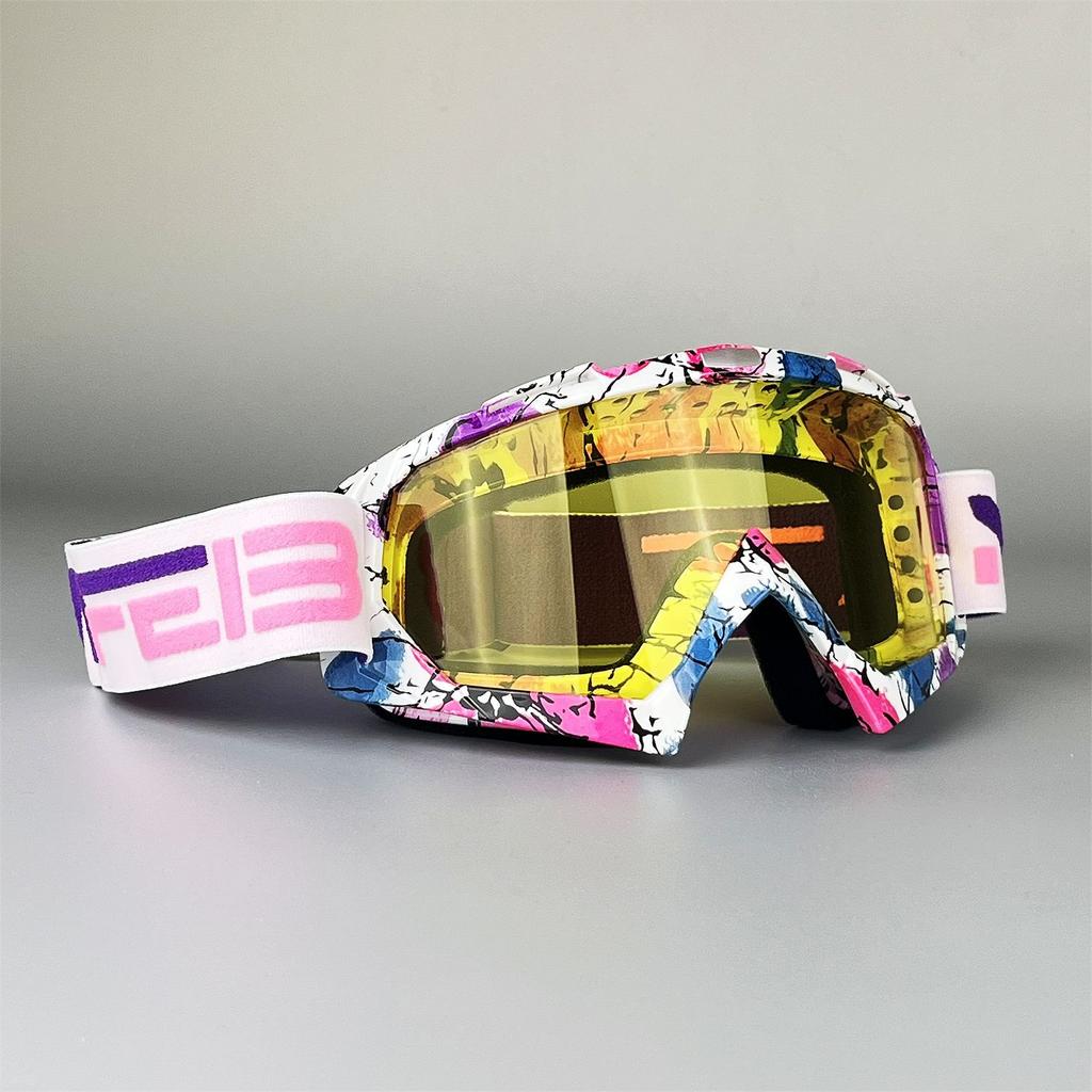 Motorcycle Glasses Unisex Riding Windproof Goggles Helmet Sports Outdoor Skiing Goggles Lenses N634