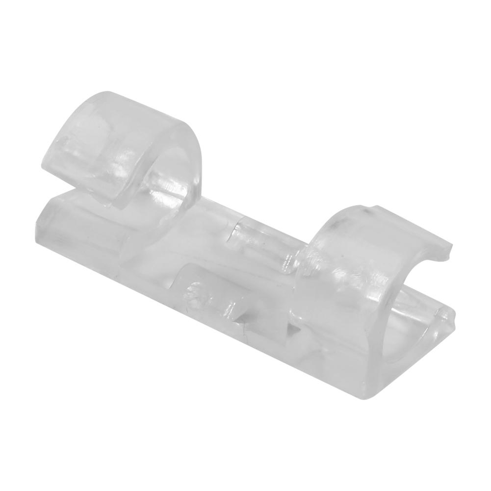 20pcs Wire Tidy Holder Cord Drop Clip Adhesive Cable Management Clamp (White)