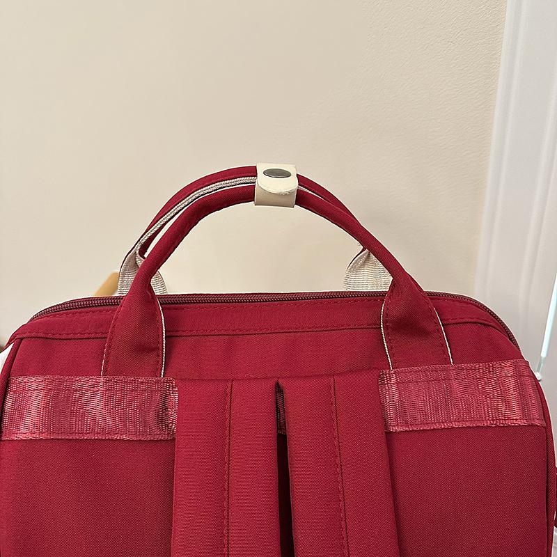 Damen Rucksack mit großem Fassungsvermögen, tragbar, Campus, Student, Schultasche, Farbkontrast, Reise-Rucksack