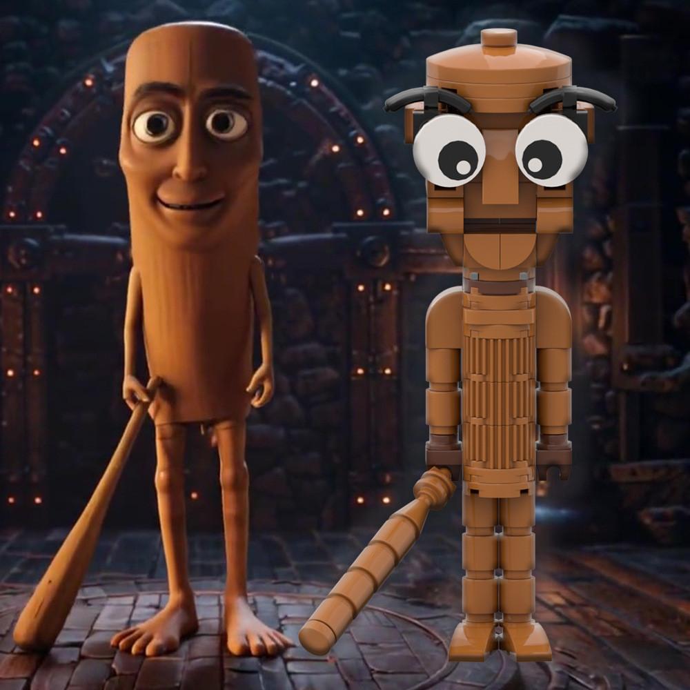 Tungtungtung Cute Sahur Cartoon Building Blocks Toy Birthday Festival Gift Kids