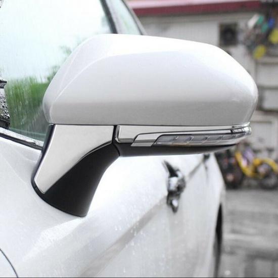 For 2018- Toyota Camry Stainless Side Door Rearview Mirror Cover Trim 4PCS