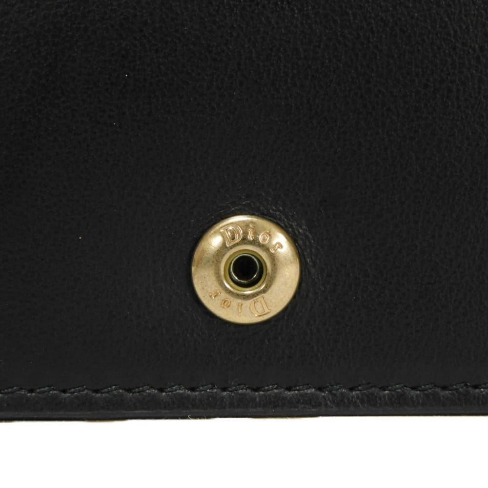 Used 10656 Dragon & Fire Compact Wallet 7941 Patent Embossed Multicolor Logo Charm Orange Red Unisex from Japan