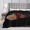 Sydney Sweeney Blanket Super Soft Fashion Plush Throw Blanket For Girls Boys Bedroom Flannel Bedspread Bed Cover