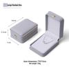 Elegant Crown Waist-Cinching Silver Pendant Box with Diamond Accents - Luxury Necklace Jewelry Packaging Box