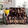 TWD The Walking Dead Rick Horror TV Blanket,Soft Throw Blanket for Home Bedroom Bed Sofa Picnic Travel Office Cover Blanket Kids