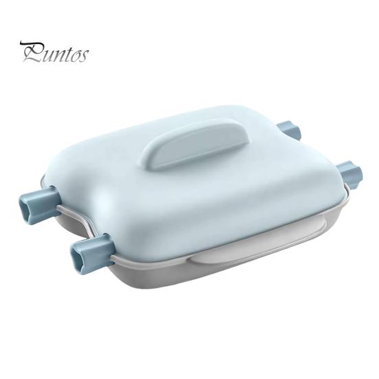 

Коробка для приготовления кукурузы в микроволновой печи с крышкой и ручкой, без содержания бисфенола А, пригодная для мытья в посудомоечной машине, готовит на пару 2 кукурузных початка, инструмент для приготовления на пару для завтрака на кухне синий