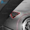 Real Soft Carbon Fiber Trim Sticker For Mercedes Benz A CLA GLA Class W177 C118 H247 2020-2025 Air Outlet Sides of Dashboard