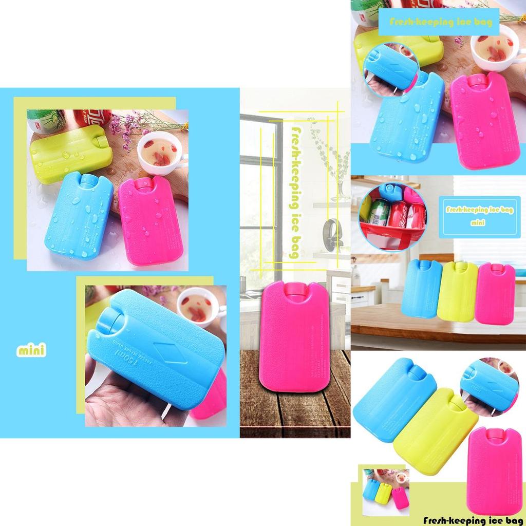 Mini Color Ice Board With Reusable Ice Source For Super Long Cold Preservation
