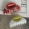 10cm Acetate Large Hair Claws for Girls and Women Multicolors Hair Clips Floral Hair Accessories Big Hair Crabs Updo Hair