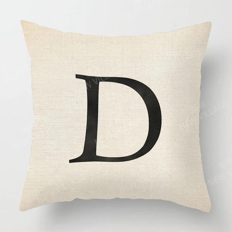 

Дом гостиная мода письмо украшение наволочки лен наволочки 45*45 наволочка 40x40см 50x50 45x45 40x40cm 16x16in