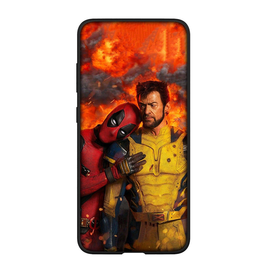 

Phone Case for Samsung Galaxy S25 S23 S22 S24 Ultra FE A05 A06 S9 A15 A16 A36 A37 A35 A54 A55 A56 A57 A25 A26 A53 A17 Cartoon Wolverine Deadpool Cover for Redmi Note 14 Pro 5G аэро