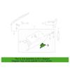 Car Inner Storage Glove Box Lid Cover Lock Handle For Suzuki Swift 7343063J02P4Z