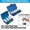 3/5set Drive Wheel Protector Impact Socket Impact Sleeve Set Durable Plastic Sleeves 15mm/17mm/19mm/21mm/22mm