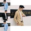 Giacca Blazer Slim Fit a Un Bottone Cappotto Formale da Lavoro In 7 Colori**