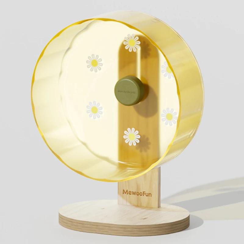 

Прозрачный хомяк Mute беговое колесо подставка стойка хомяки беговые колеса бесшумный бегун крыса бег трусцой маленький грызун упражнения игровые игрушки 22X14X34CM жёлтый