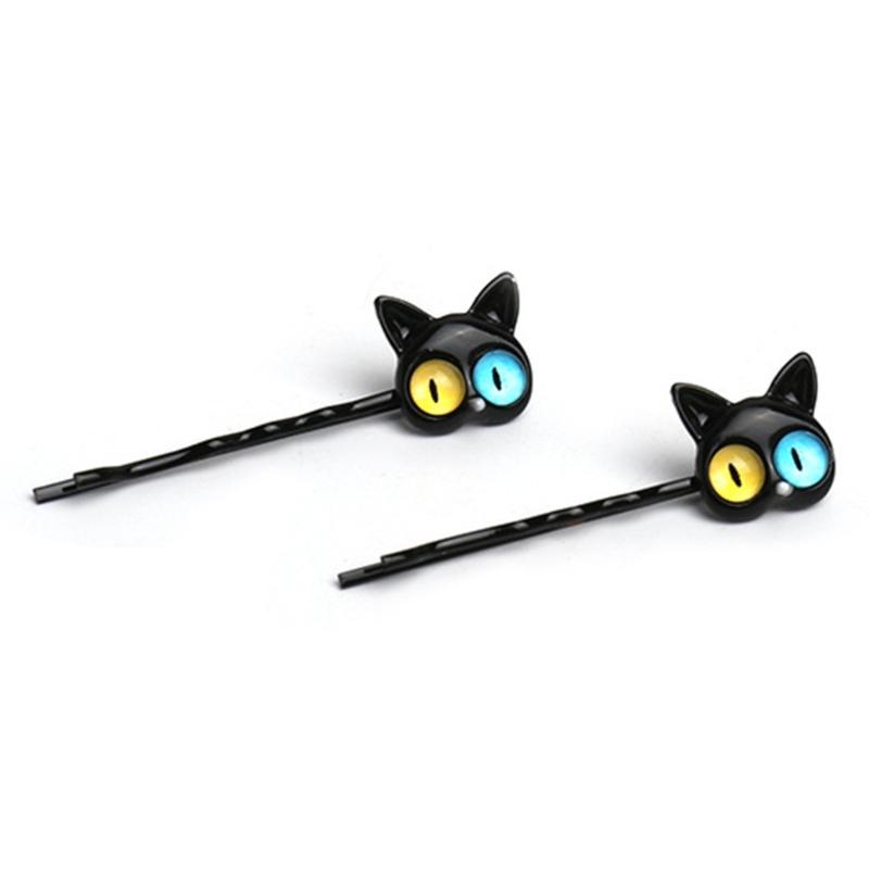Funny Green-Monster Ring Hairpin Cool Two Color Cat-Eye Open Couples Rings Wedding Party Finger Jewelry Accessories
