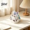 Multi-compartment Pencil Holder Rotating Pen with 9 Compartments 360 Degree Silent Smooth Spinning