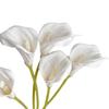 White Artificial Calla Lily Flowers EVA Wedding Bouquet New Faux Plants  Photography Props