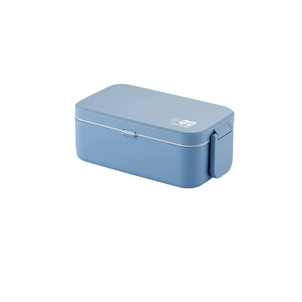 Microwavable 2 Layer Picnic Lunch Box Separated Food Storage Box Portable Food Container  Adult