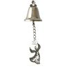 Iron Christmas Bell with Ribbon Window Pendants Door Hanging Decoration  Shopping Mall